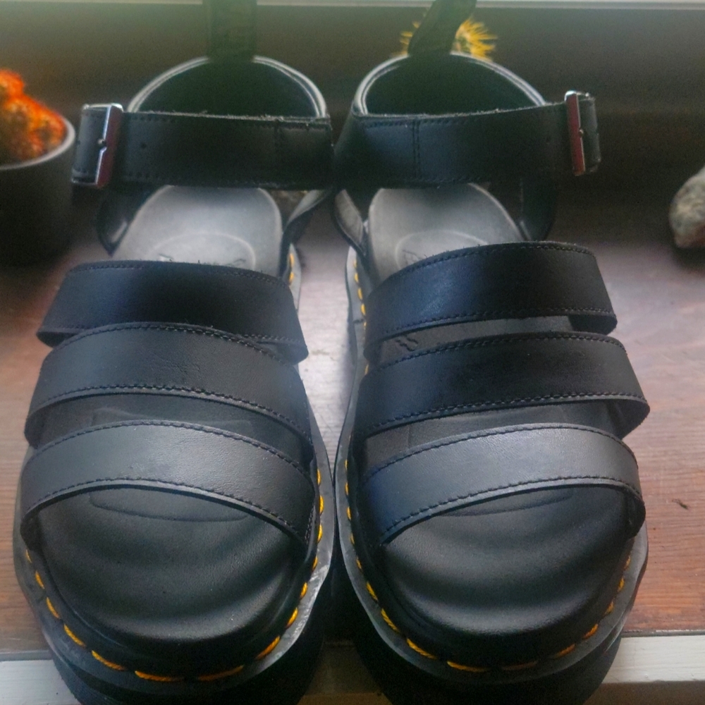 Dr. Martens Black Sandals